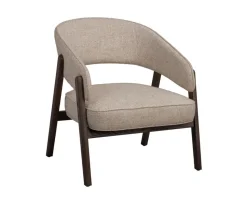 Barnaby Loungestol | Ljusbeige/Brun Ek