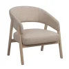 Barnaby Loungestol | Ljusbeige/Vitpigmenterad Ek