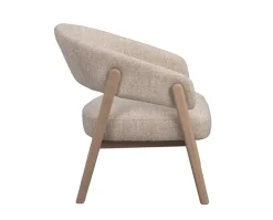 Barnaby Loungestol | Ljusbeige/Vitpigmenterad Ek