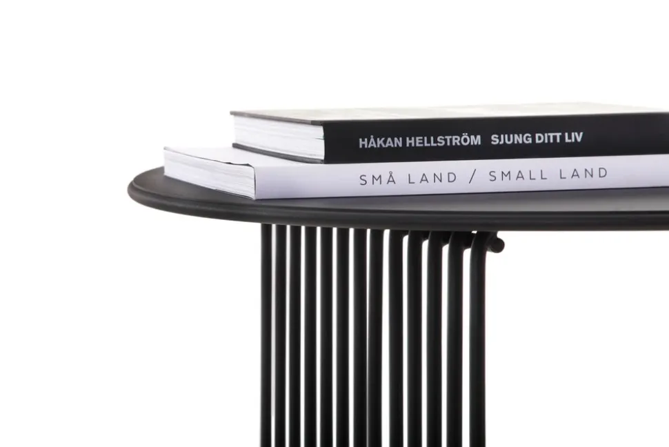Barr Cirkelbord med Pall | Svart