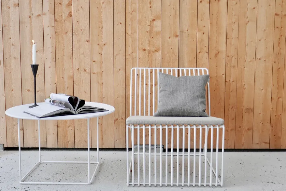 Barr Cirkelbord | Vit