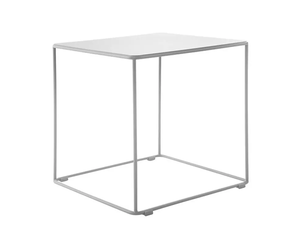 Barr Kvadrat Sidobord | Grå