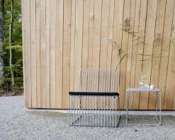 Barr Kvadrat Sidobord | Grå