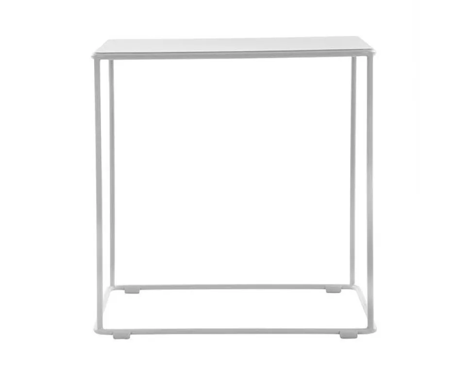 Barr Kvadrat Sidobord | Grå
