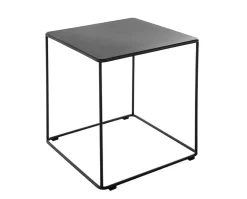 Barr Kvadrat Sidobord | Svart