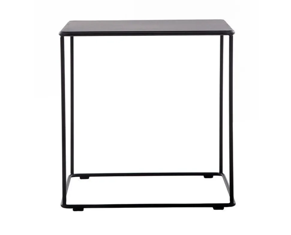 Barr Kvadrat Sidobord | Svart