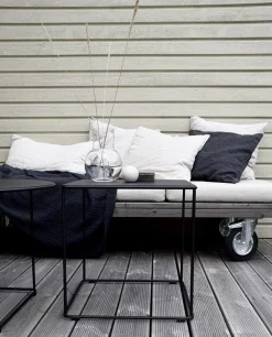 Barr Kvadrat Sidobord | Svart