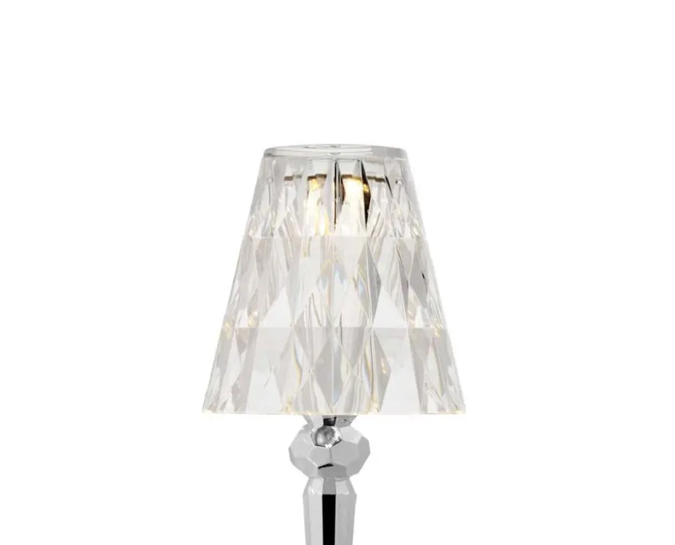Battery Portabel Lampa | Chrome