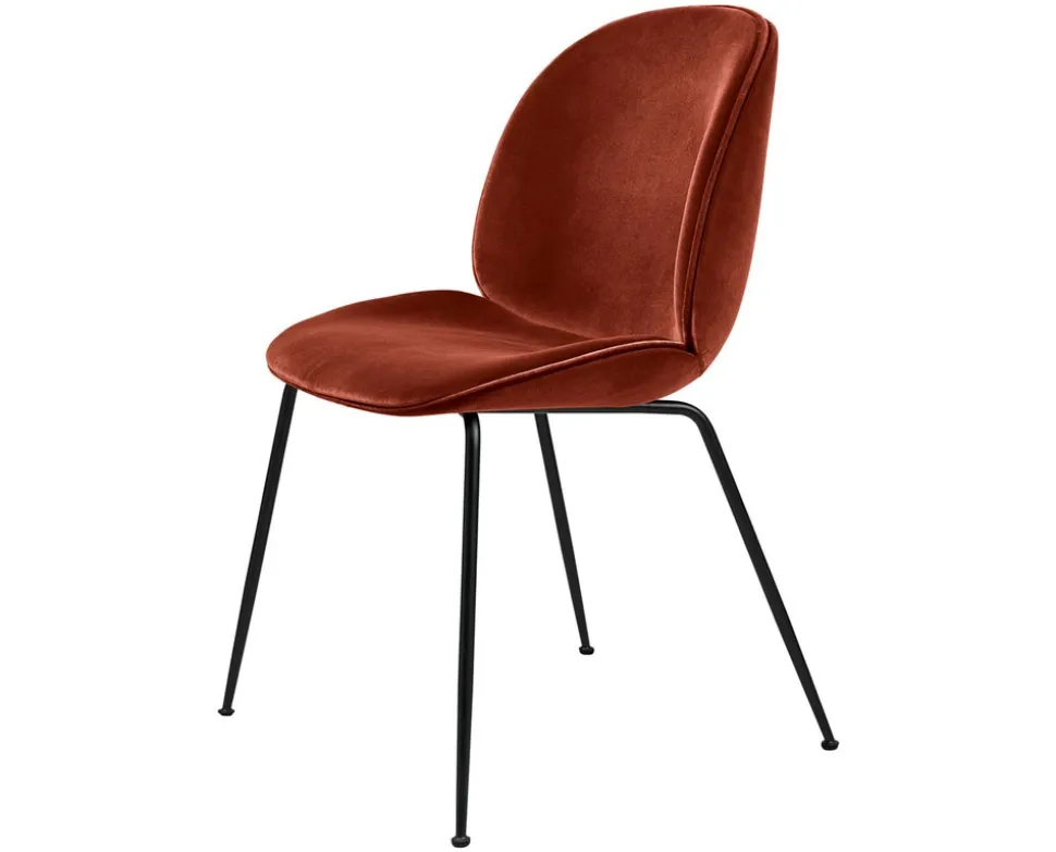 Beetle Stol | Helklädd, Conic metallben