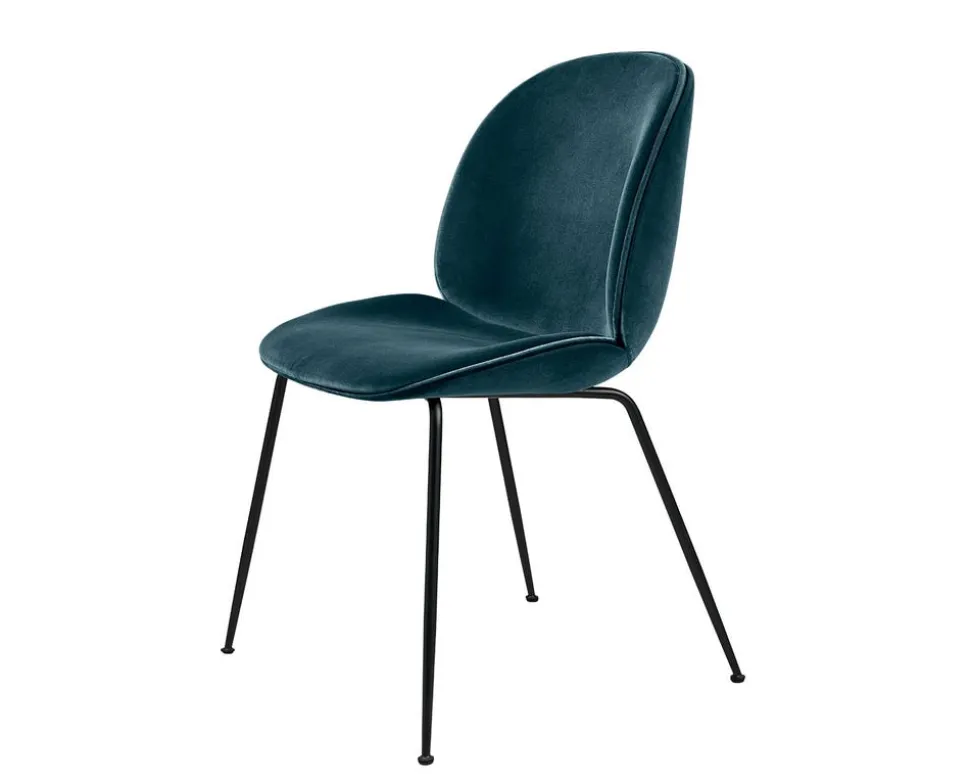 Beetle Stol | Helklädd, Conic metallben