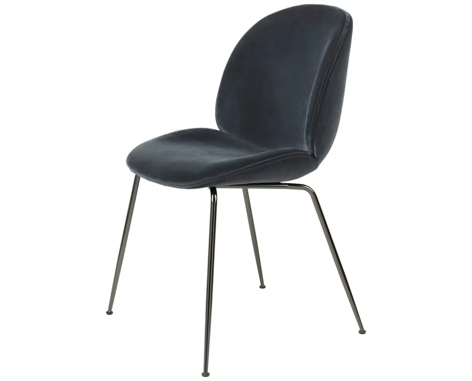 Beetle Stol | Helklädd, Conic metallben