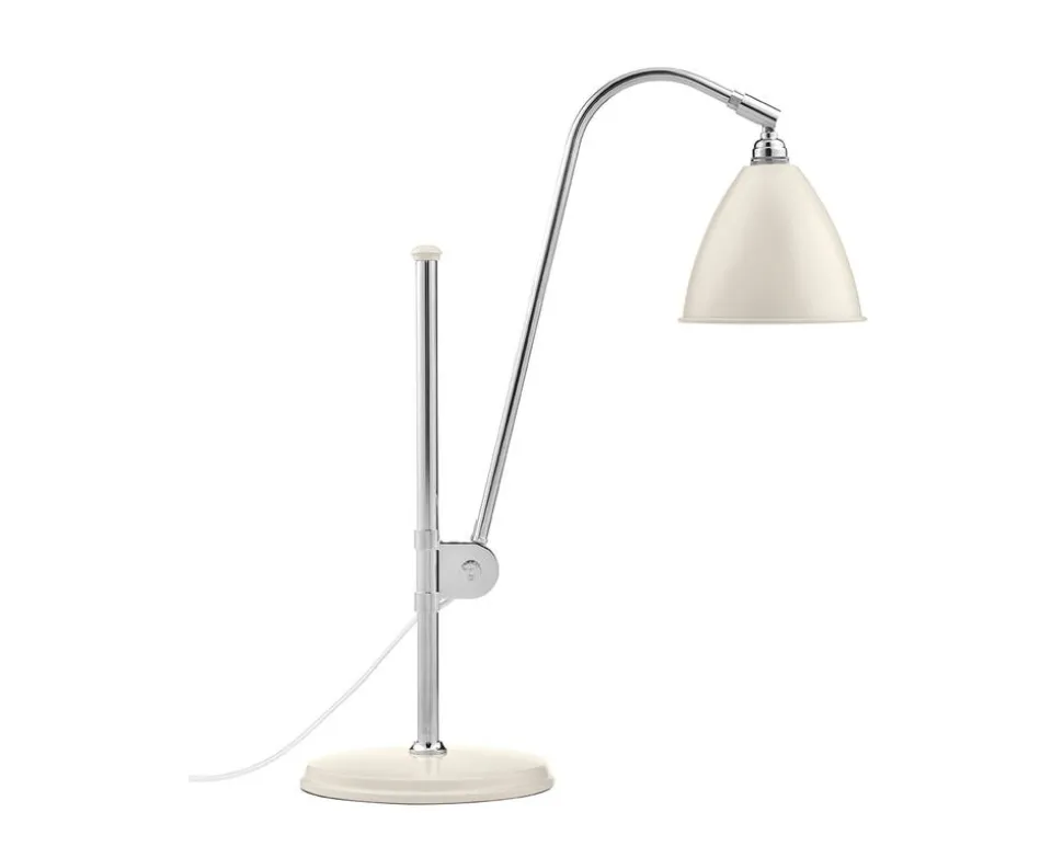 Bestlite BL1 Bordslampa | Krom, Vit