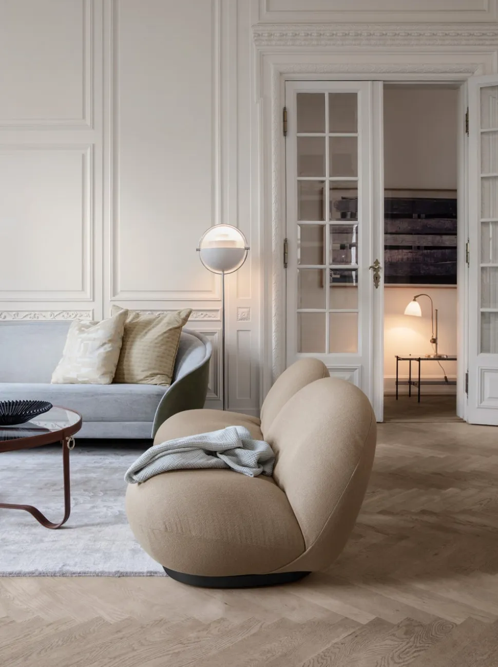 Bestlite BL1 Bordslampa | Mässing, Bone China