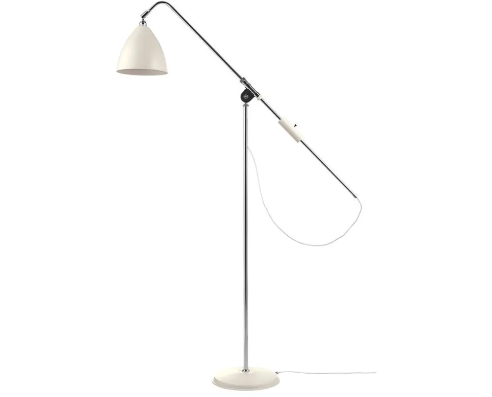 Bestlite BL4 Golvlampa | Krom, Vit