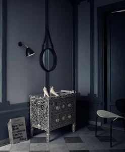 Bestlite BL7 Vägglampa | Krom, Bone China