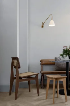 Bestlite BL6 Vägglampa | Krom, Bone China
