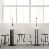 Bestlite BL6 Vägglampa | Krom, Svart