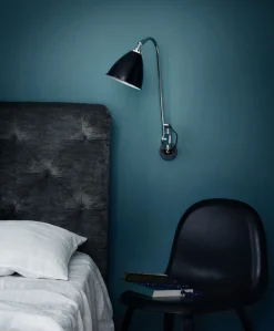 Bestlite BL6 Vägglampa | Krom, Svart