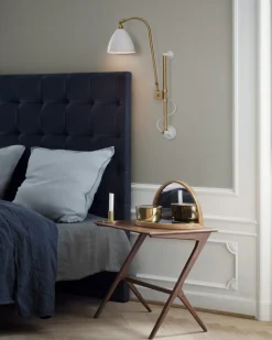 Bestlite BL5 Vägglampa | Mässing, Bone China