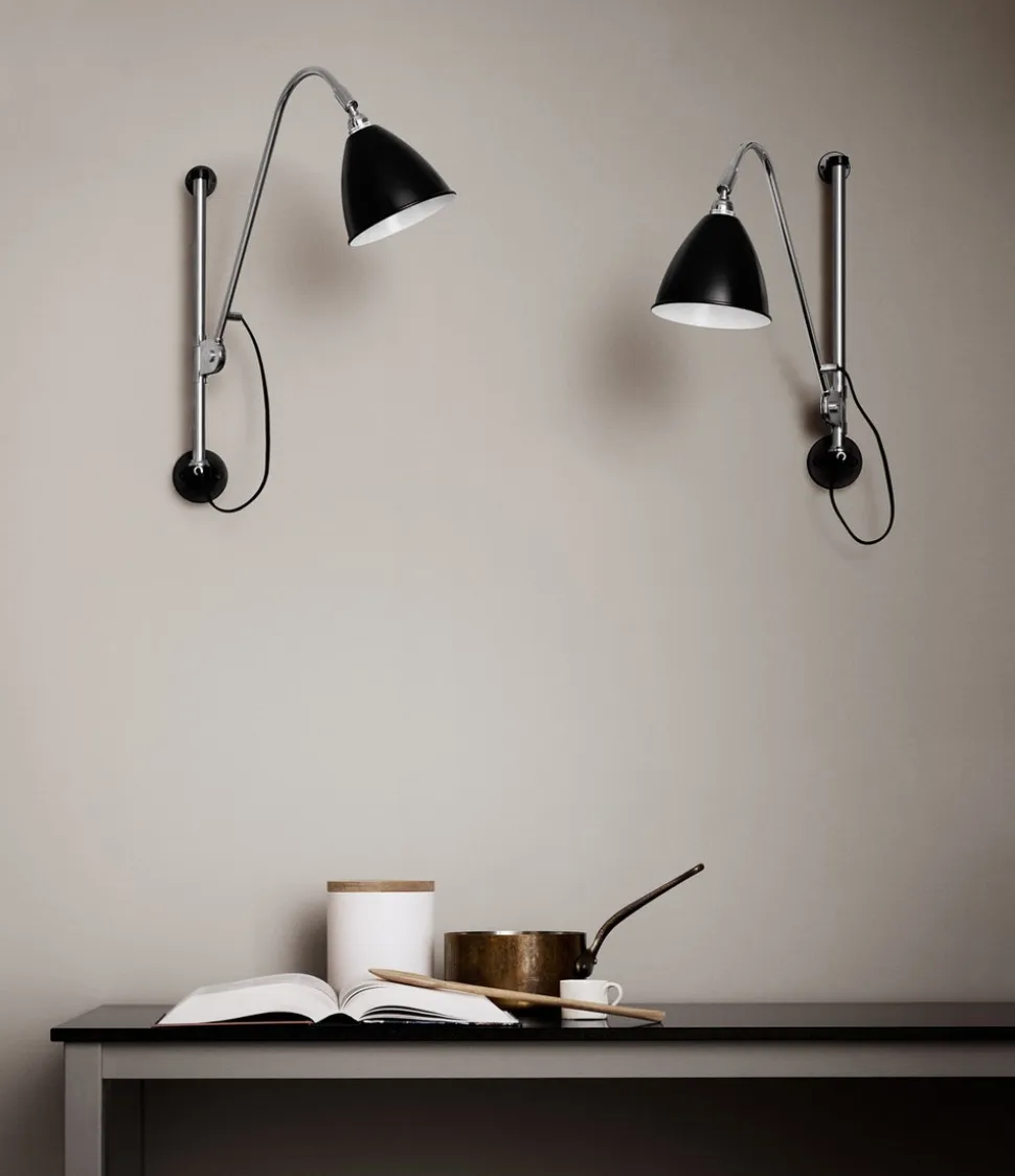 Bestlite BL5 Vägglampa | Mässing, Bone China