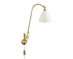 Bestlite BL6 Vägglampa | Mässing, Vit