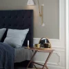 Bestlite BL5 Vägglampa | Svart Mässing, Bone China