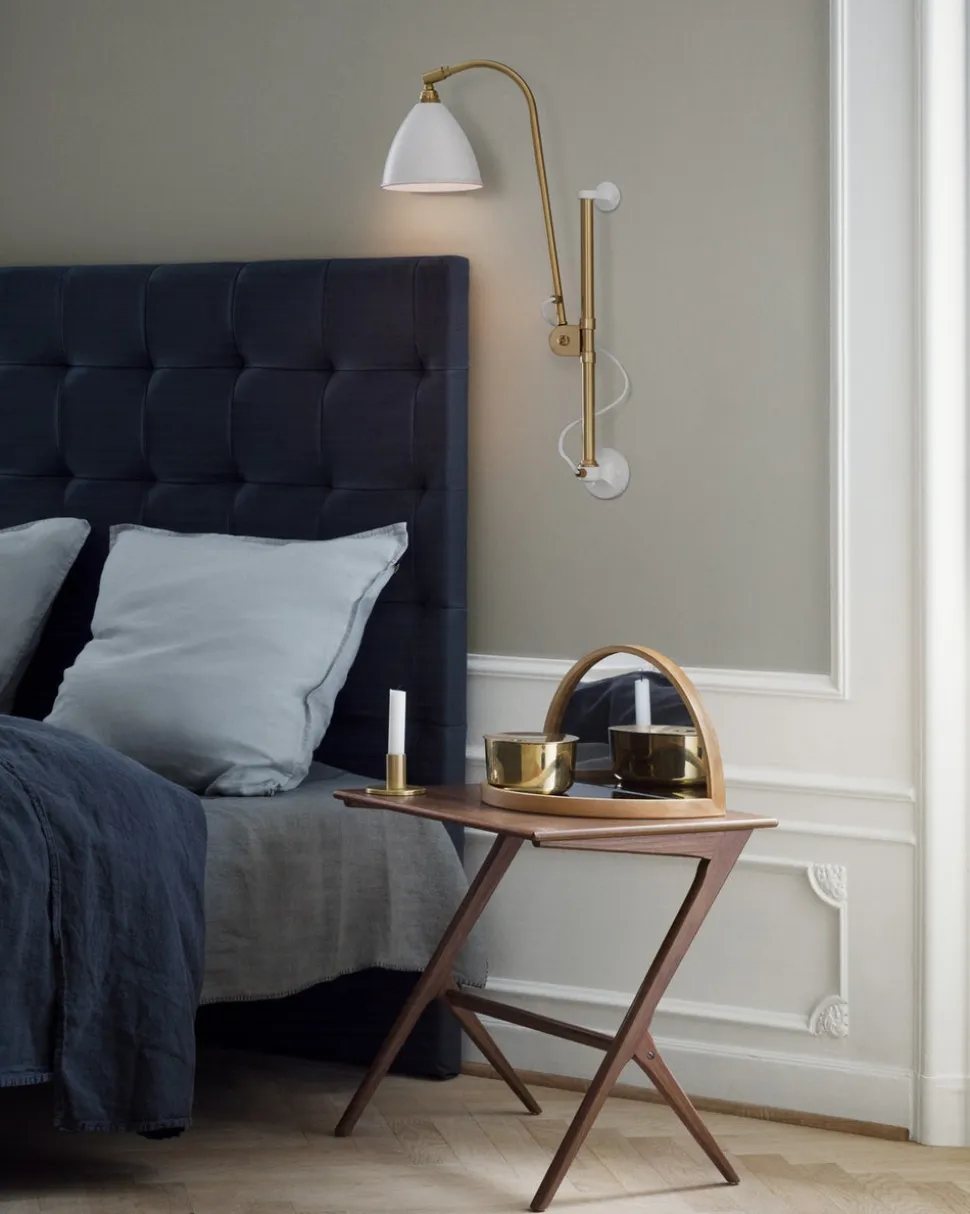 Bestlite BL5 Vägglampa | Svart Mässing, Bone China