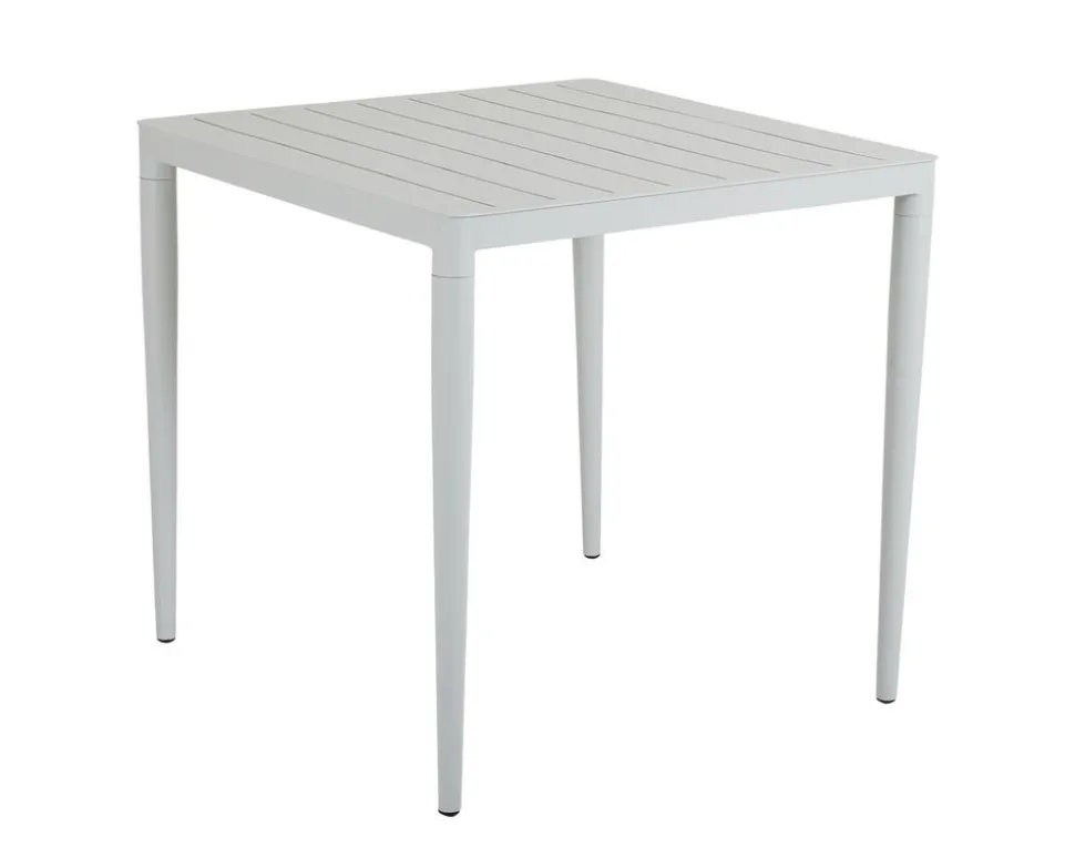 Bigby Matbord 76x76 | Ljusgrå