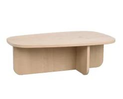 Billings Soffbord 118x73 | Vitpigmenterad Ek