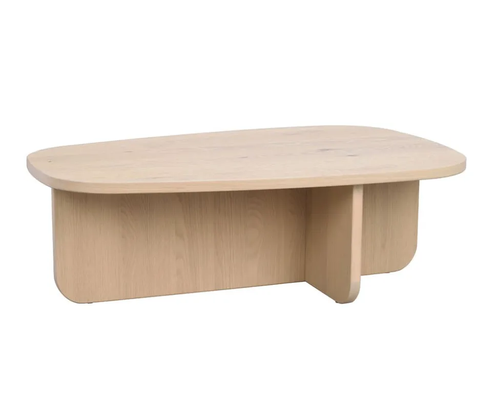 Billings Soffbord 118x73 | Vitpigmenterad Ek