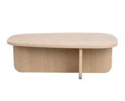 Billings Soffbord 118x73 | Vitpigmenterad Ek