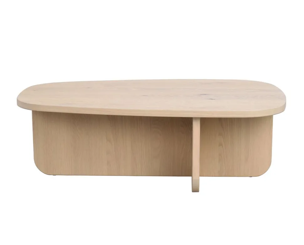 Billings Soffbord 118x73 | Vitpigmenterad Ek