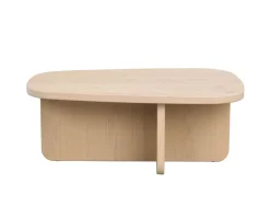Billings Soffbord 89x59 | Vitpigmenterad Ek
