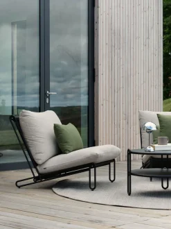 Blixt Fåtölj | Svart / Beige