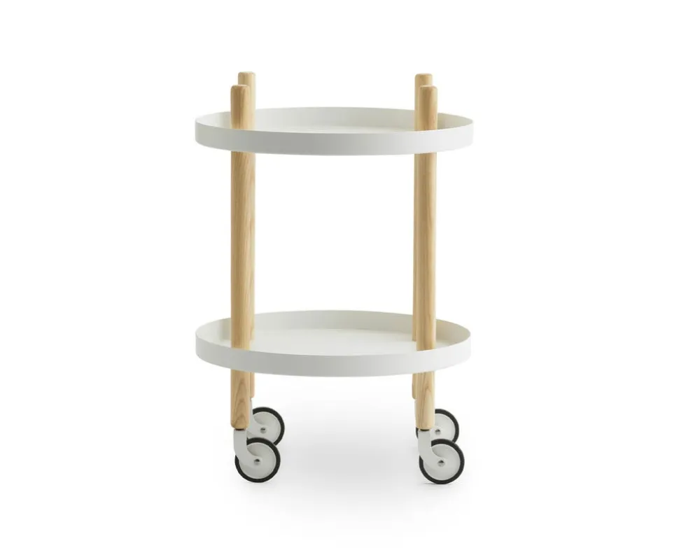 Block Bord Ø45 | Vit