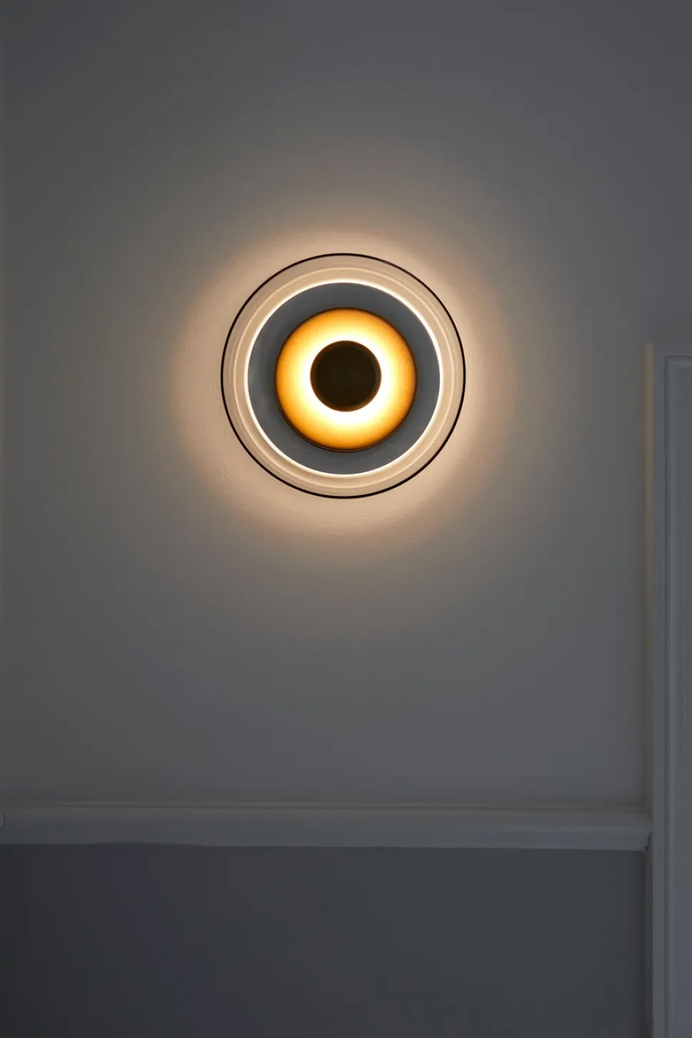 Blossi Vägglampa | Nordic Gold/Clear