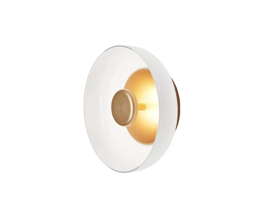 Blossi Vägglampa | Nordic Gold/Opal