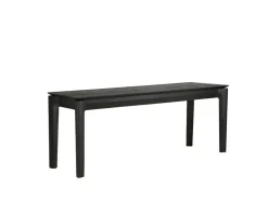 Bok Bänk | Svart Ek | 146 cm
