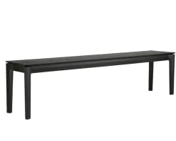 Bok Bänk | Svart Ek | 186 cm