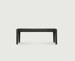 Bok Bänk | Svart Ek | 126 cm