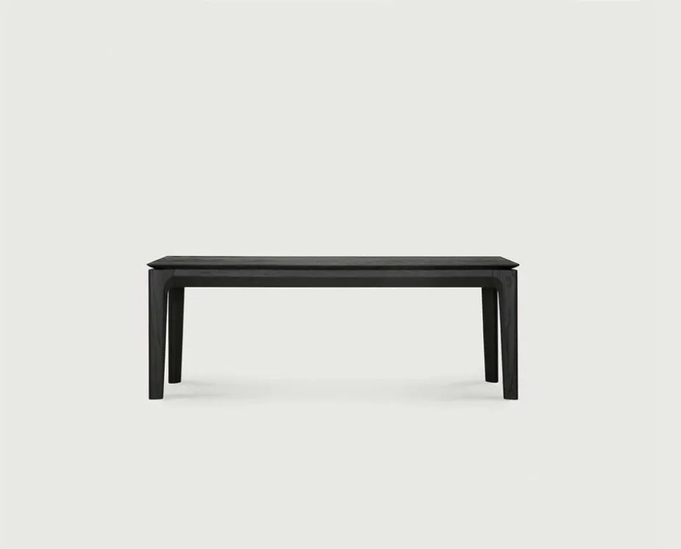 Bok Bänk | Svart Ek | 126 cm