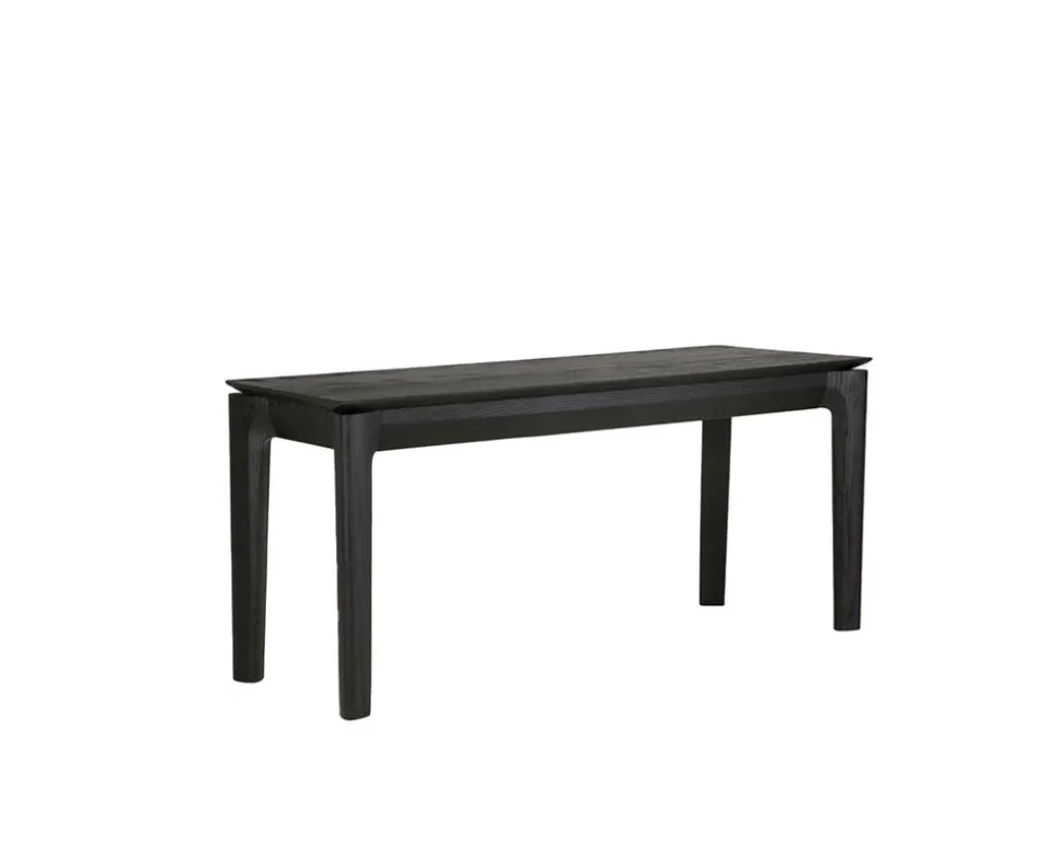 Bok Bänk | Svart Ek | 126 cm