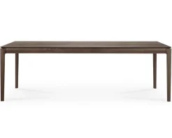 Bok Matbord Brunlackad Ek | 240x100 cm