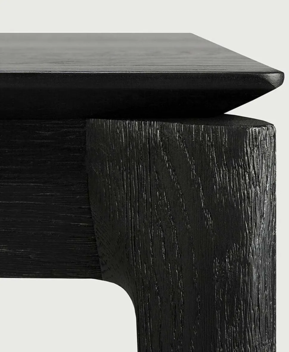Bok Matbord Brunlackad Ek | 220x95 cm