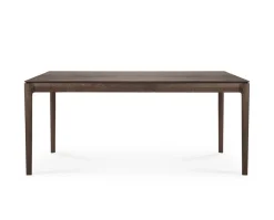 Bok Matbord Brunlackad Ek | 180x90 cm