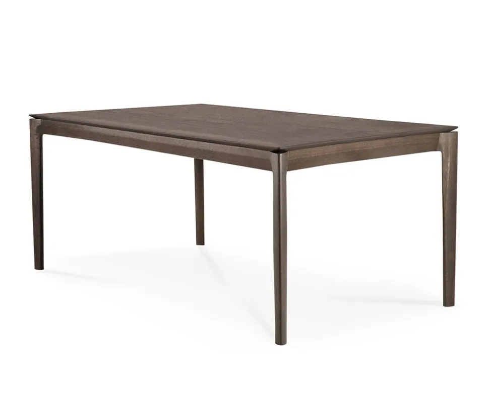 Bok Matbord Brunlackad Ek | 160x80 cm