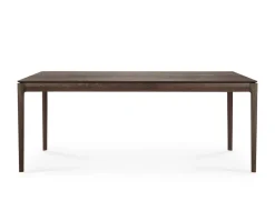 Bok Matbord Brunlackad Ek | 200x95 cm