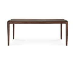 Bok Matbord Brunlackad Teak | 180x90