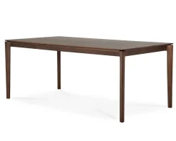 Bok Matbord Brunlackad Teak | 180x90