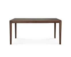 Bok Matbord Brunlackad Teak | 160x80